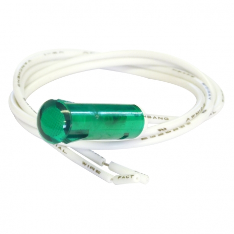 Green 8mm LED Indicator 240V