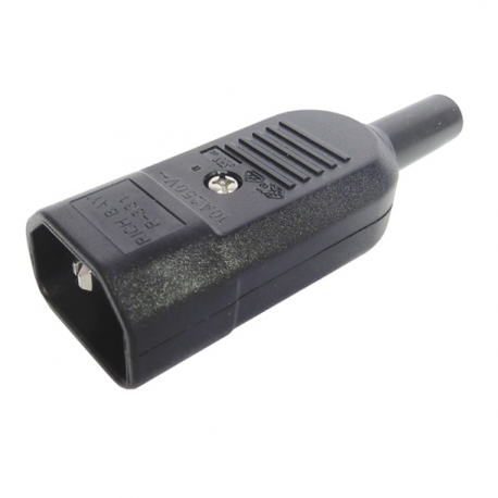 C14 Conector IEC para Ensamblar, 10A