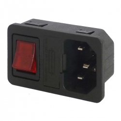 Fused & Switched IEC C14