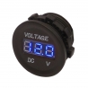 12V-24V Digital Panel Mount Dashboard Voltmeter Blue