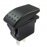 Single Pole Marine Rocker Switch 12-24V, IP67
