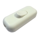 Double Pole Inline Cord Switch - White