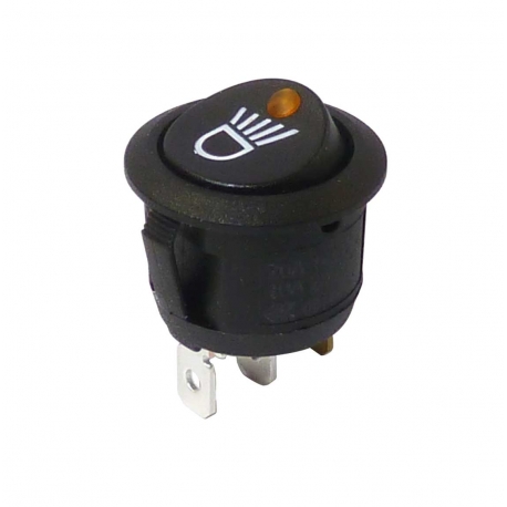 Interruptor Basculante Iluminado 24V Ambar