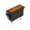 Amber Rectangular Indicator Light 12V