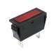 Red Rectangular Indicator Light 240V