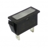 White Rectangular Indicator Light 240V