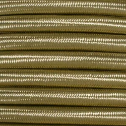 Gold Nugget Round Fabric Cable | Fabric Flex - 0,75mm