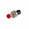 Bouton Poussoir Miniature - Rouge