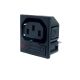 Connecteur Secteur IEC C13 avec Fusible et Voyant