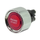 Bouton Poussoir 22mm 12V Rouge