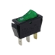 Interruptor Basculante 16A Iluminado Verde