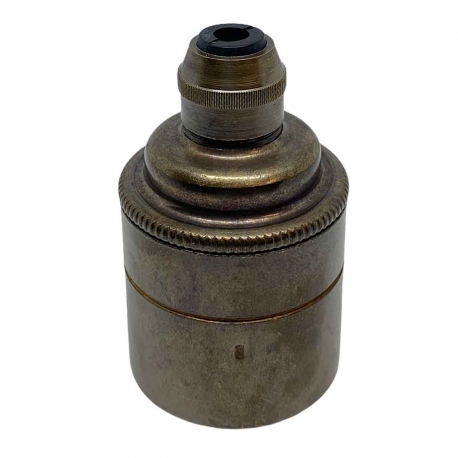 Brass E27 Lamp Holder (Plain Body)