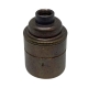 Old English Brass E27 Lamp Holder (Plain Body) 1/2" Entrance