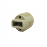 G9 Ceramic Lamp Holder Insert with Threaded Body