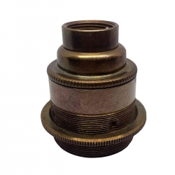 Portalámpara Latón E27 20mm