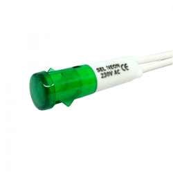 9mm Indicator 240V Leaded