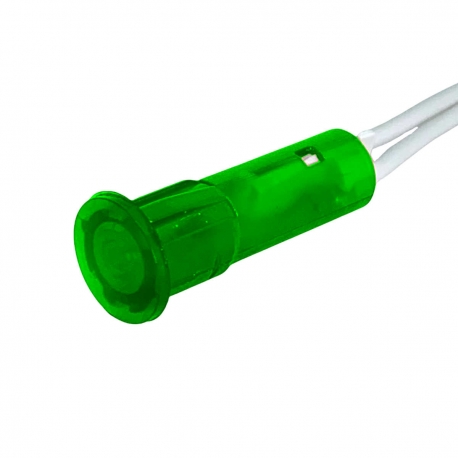 10mm Indicator 240V Green