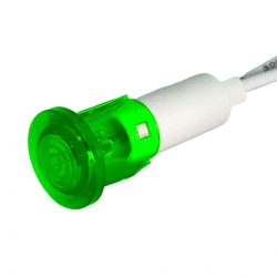 12mm Indicator 240V Green
