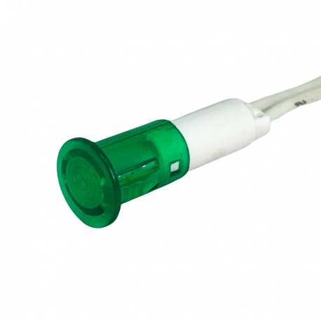 10mm Indicator 240V Green
