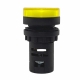 Yellow 22mm 240V Panel Mount Indicator Light IP65