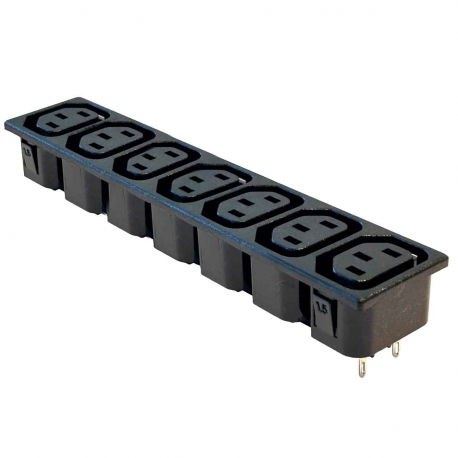 7 Way IEC Outlet