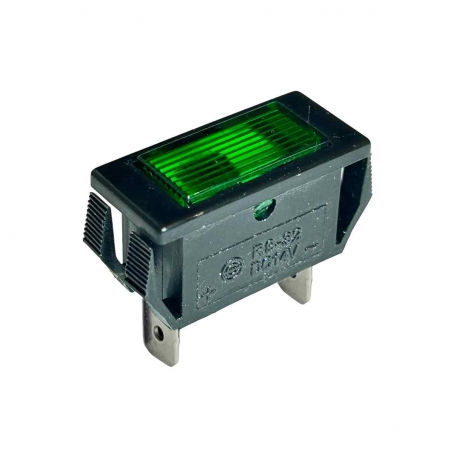 Piloto de Autofijación Verde 12V