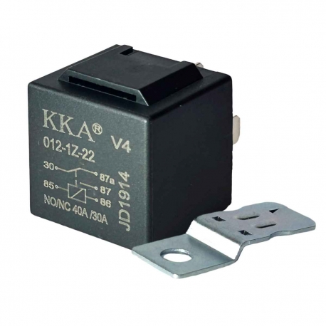 Automotive Relay with Bracket, 40A 12V Change Over