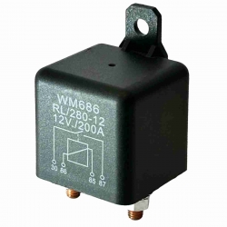 Heavy Duty Automotive Relay, 200A 12V