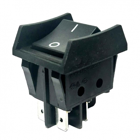 Double Pole On Off Rocker Switch with Operator Guard
