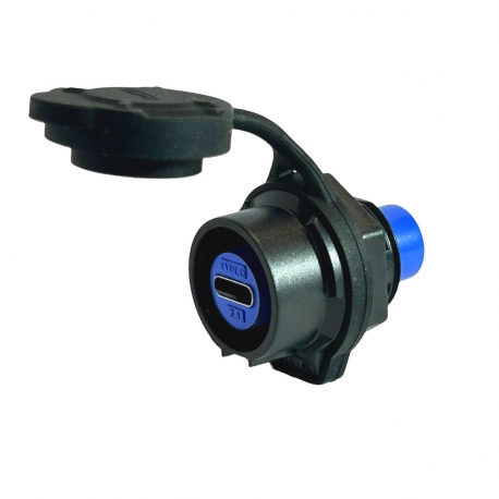 16mm IP67 Waterproof USB C Data Connector