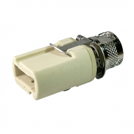 G9 Ceramic Lamp Holder Insert with Nut and Bracket