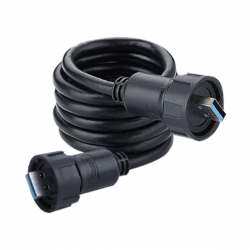 USB 3 Type A to A Male IP 67 Waterproof Data Cable 1 Meter