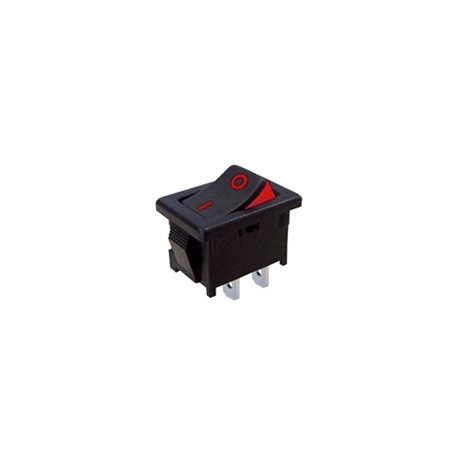 Two Colour Visible On Rocker Switch - Red