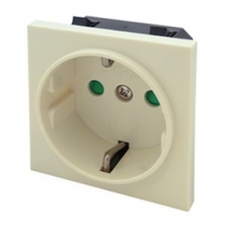 German Schuko Euro Module Socket
