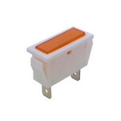 Amber Rectangular Indicator Light 240V