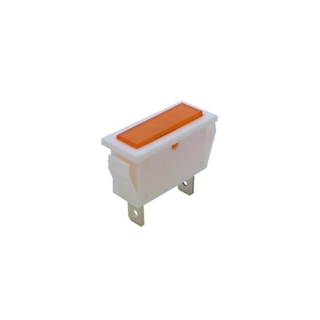 Amber Rectangular Indicator Light 240V