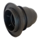 Black E27 Lamp Holder (Half Threaded)