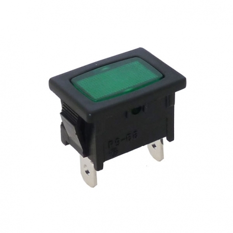 Green Rectangular Indicator Light 240V