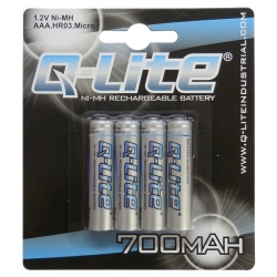 AAA Ni-MH Rechargeable Battery 4 Pack 700mAh