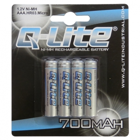 AAA Ni-MH Rechargeable Battery 4 Pack 700mAh