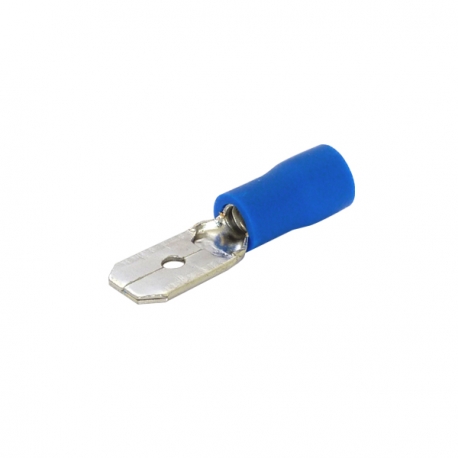 Cosses Electrique à Sertir - Clip Mâle Pré-Isolée, 6,3mm (100)