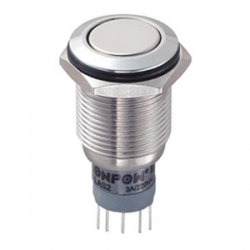 Bouton Poussoir Anti-Vandalisme 18mm